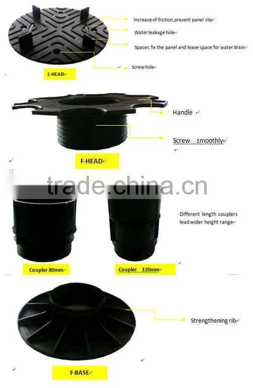 access flooring accessories plastic support for carrying capacity