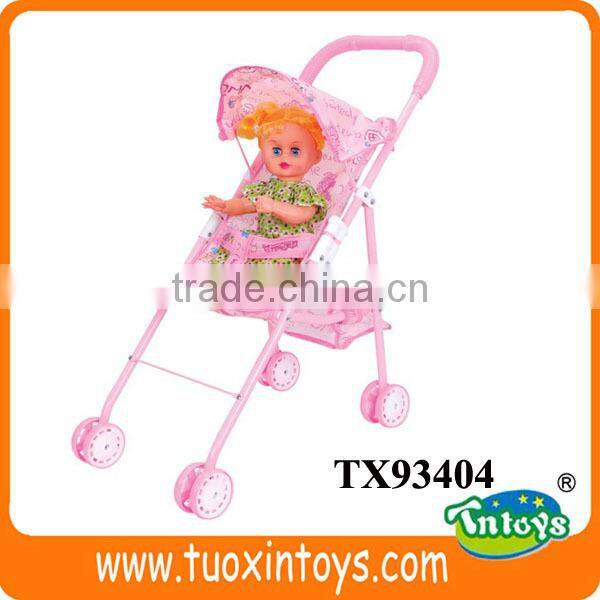 iron pet dog stroller, double wheels pet stroller