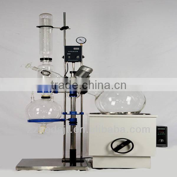 Rotary glass vacuum distillation