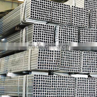 25*25*1.0 galvanized square steel pipe GI hollow section from china