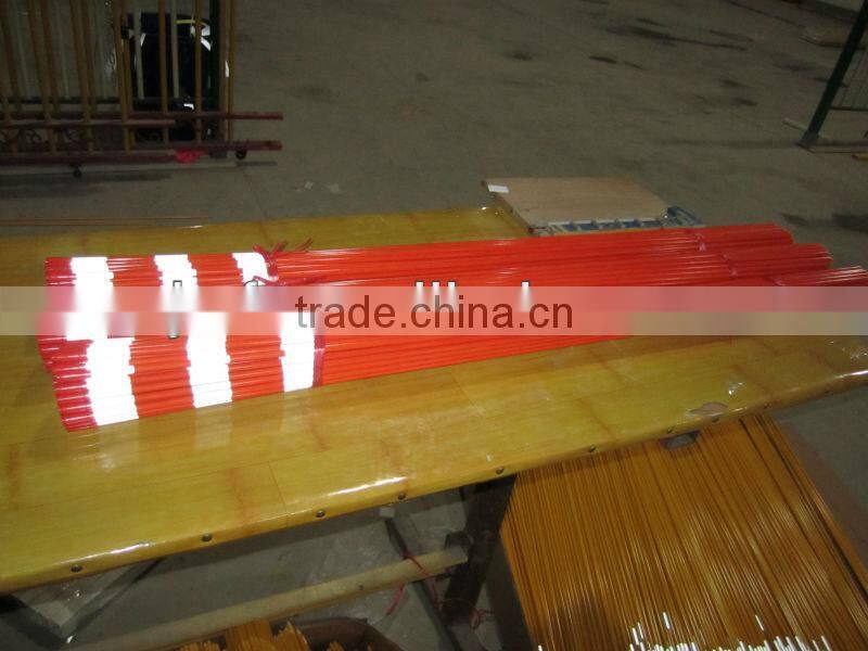 Colorful and durable fiberglass driveway reflective marker