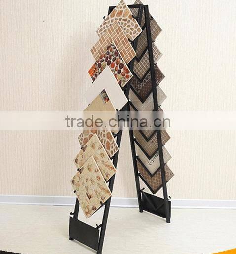 Hot Sale! Customized Floor Metal Tile Showroom Display Stand