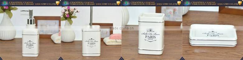 Factory hot sales ceramic bathroom set accessories modern With BSCI and SEDEX Certificate