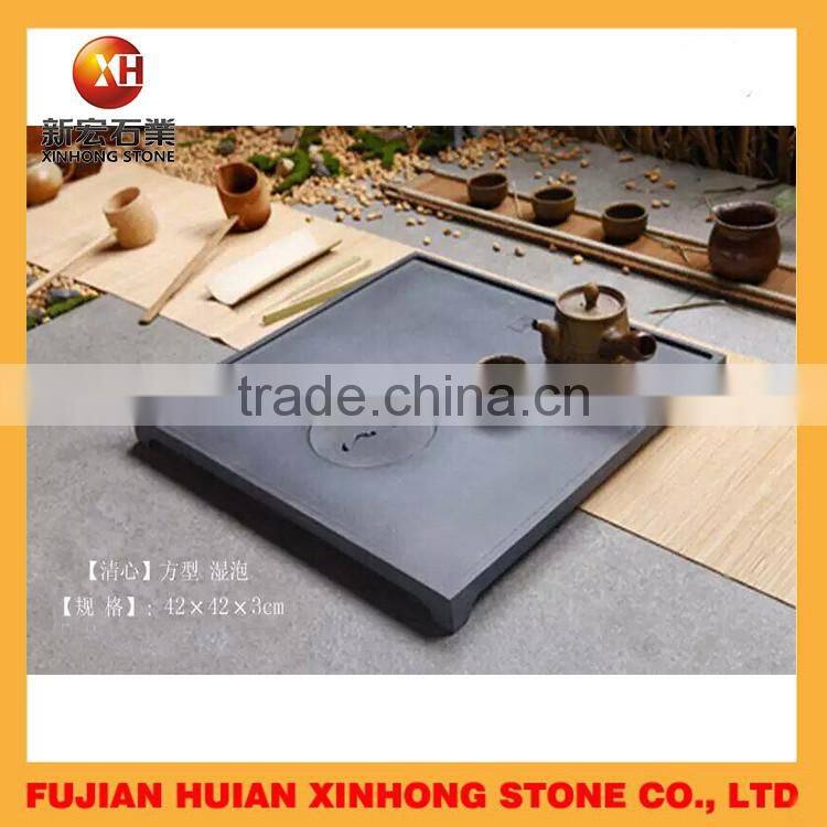 Chinese marble and granite stone Tea Tray