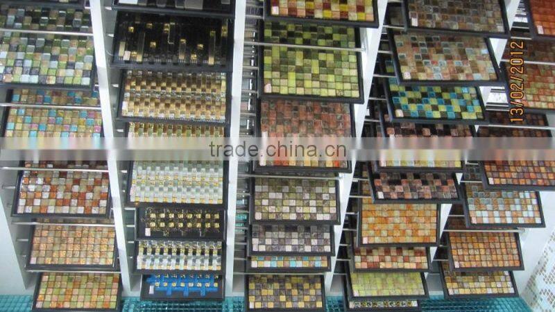 Strip white marble mosaic tile