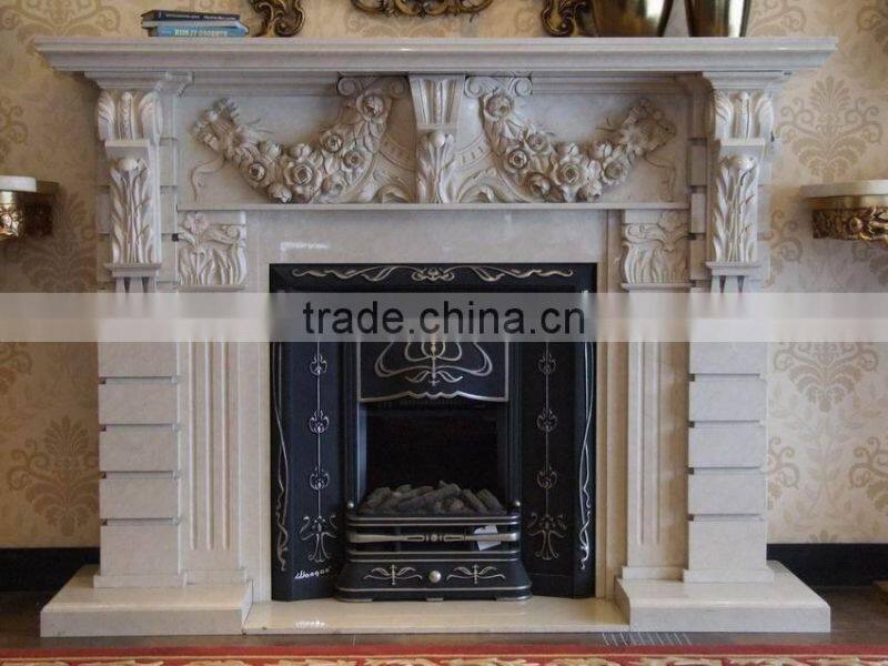 Marble Fireplace Mantel Surrounding