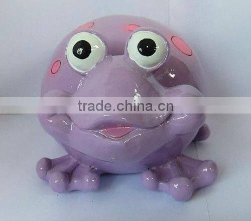 Cute cow decorative coin bank