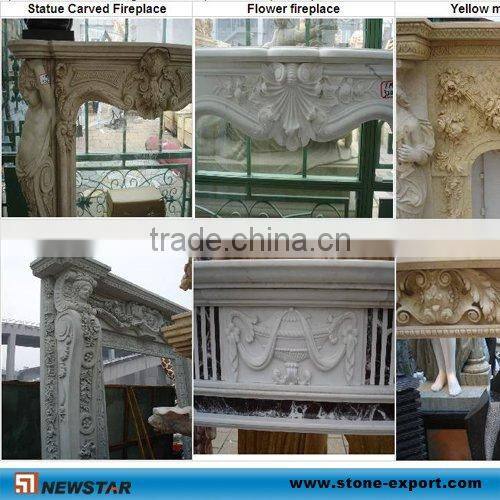 Newstar produce the marble fireplace