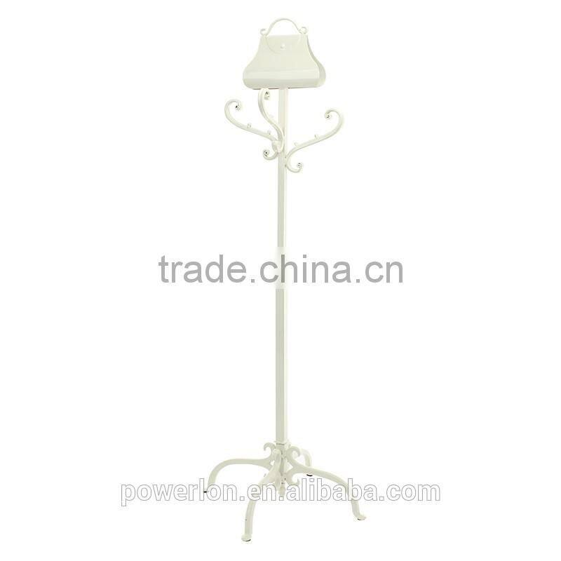 POWERLON Durable metal coat rack fancy living room furniture with E-coating and Powder coating