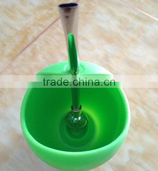 hot selling tea cup Silicone yerba mate gourd with Bombilla Combo