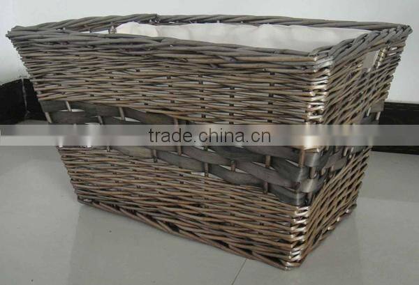 2014 Big New products wicker cane storage baskets