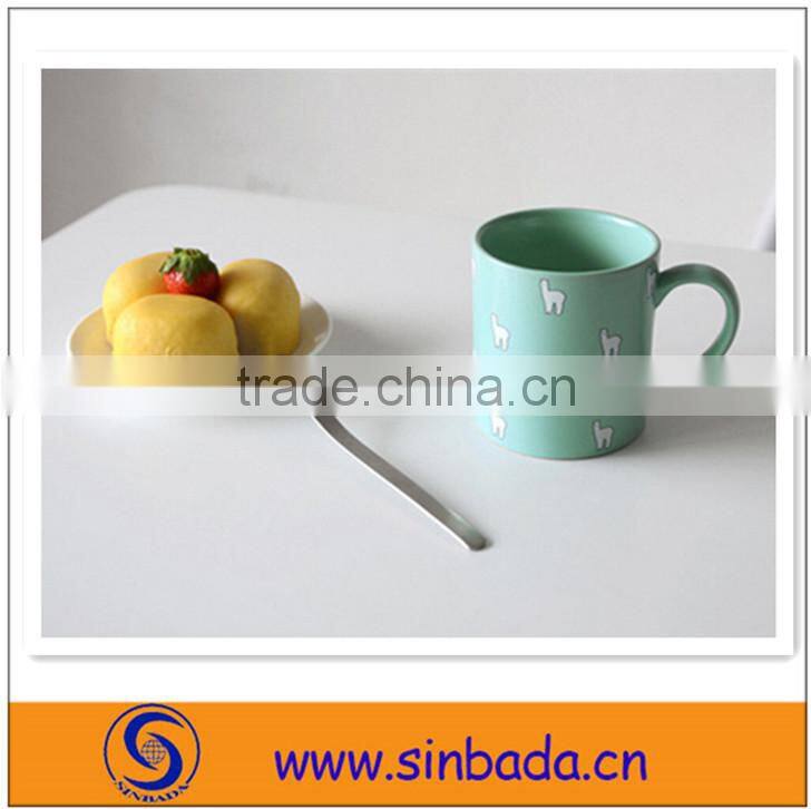 double colored ceramic stoneware mug