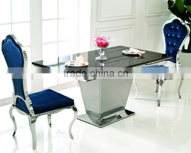 TH349 Home Furniture Luxury Modern Black Small Dining Room Tables