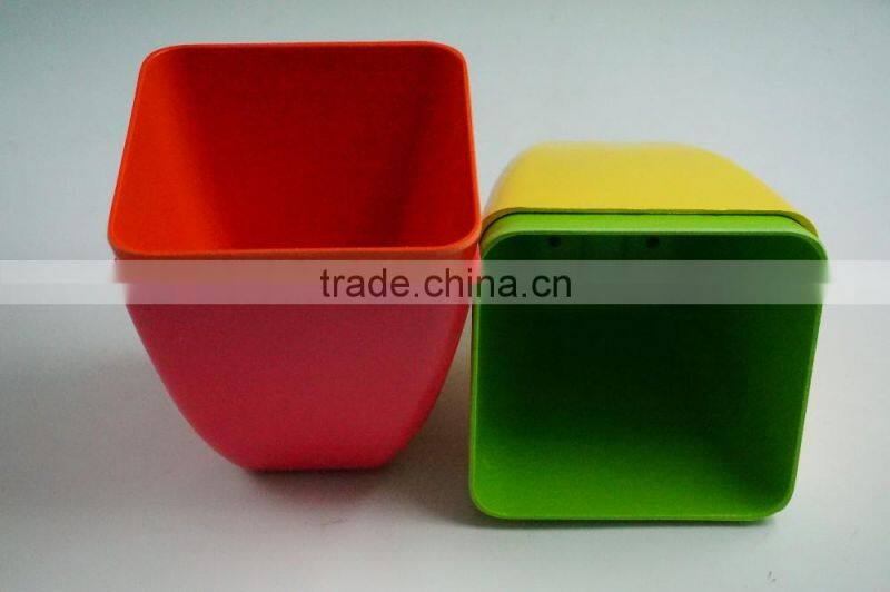 Hefei factory bamboo fiber flower pot