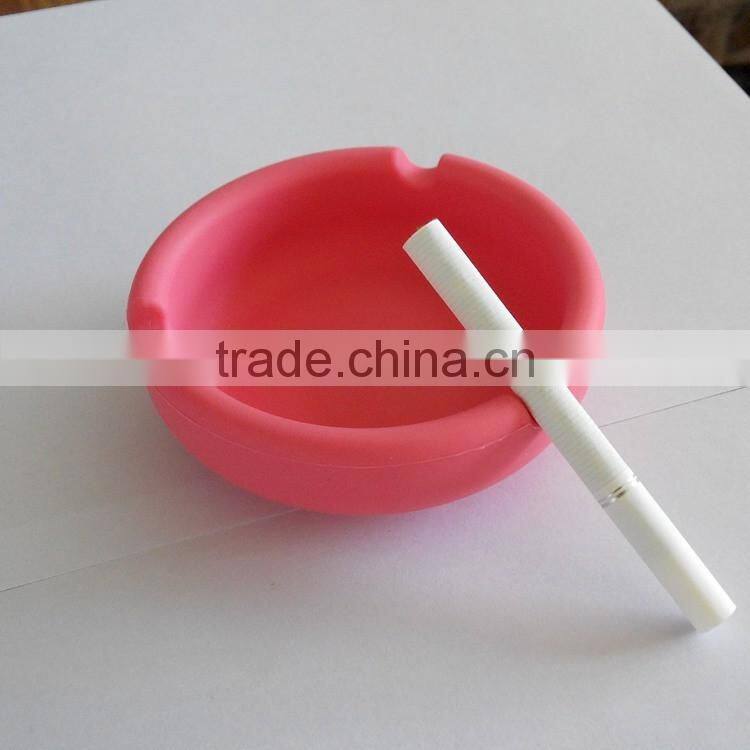 Highly Heat-resistant non-toxic Silicone Ashtray /customized logo Round Silicone Ashtray