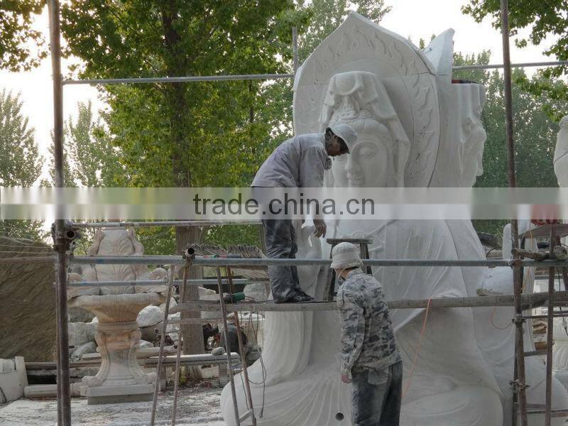 hand carved home decoration small marble stone buddha statue