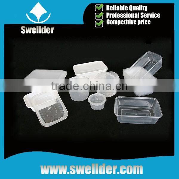 Swellder blister plastic dinner plate with lid