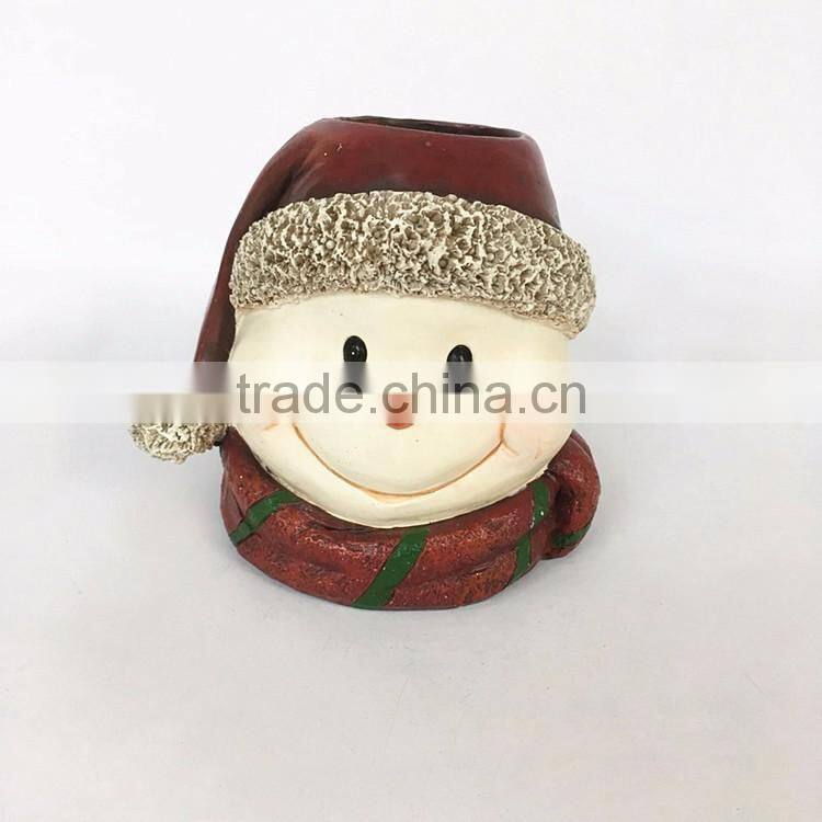 Custom resin lovely hedgehog figurine animal candle holder