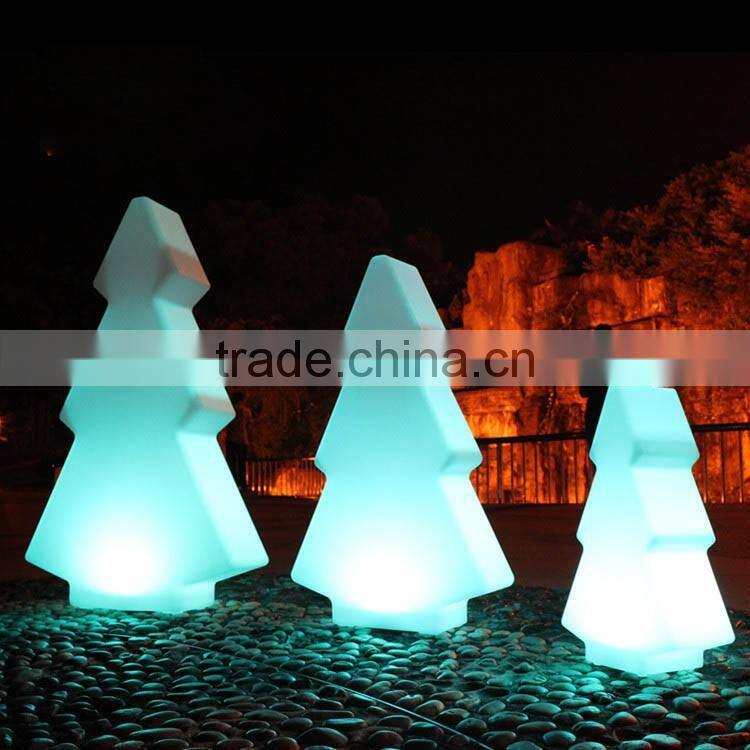 outdoor colored changeable white wire christmas trees C021