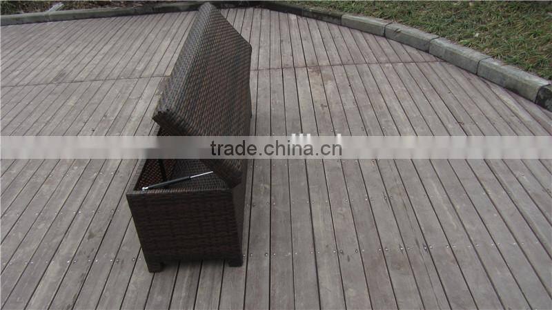Woven Aluminum Outdoor Furniture Rattan Storage Boxs