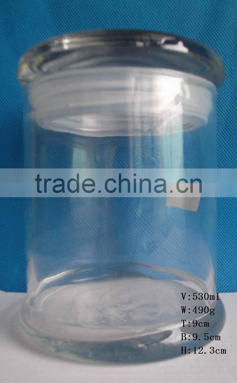 240ml vintange glass candle wax holder jar