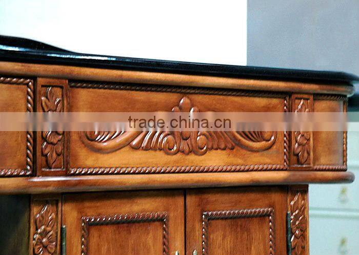 Solid wood cabinet bathroom,Hotel bathroom vanity,American antique bathroom vanity(BF08-4067)