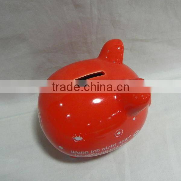 Lovely Ceramic Handmade Piggy Money Bank