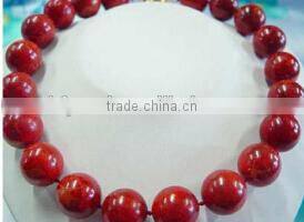 red pepper original coral beads necklace jewelry set