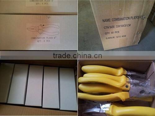 carbon steel plier combination plier 6'' 7'' 8''