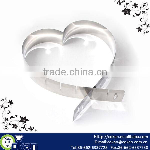 Heart Shape Extendable Cake Mould,Extendable Cake Ring CK-CM0574