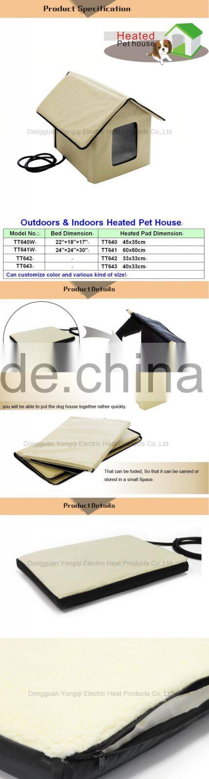 High quality pet house with heating base