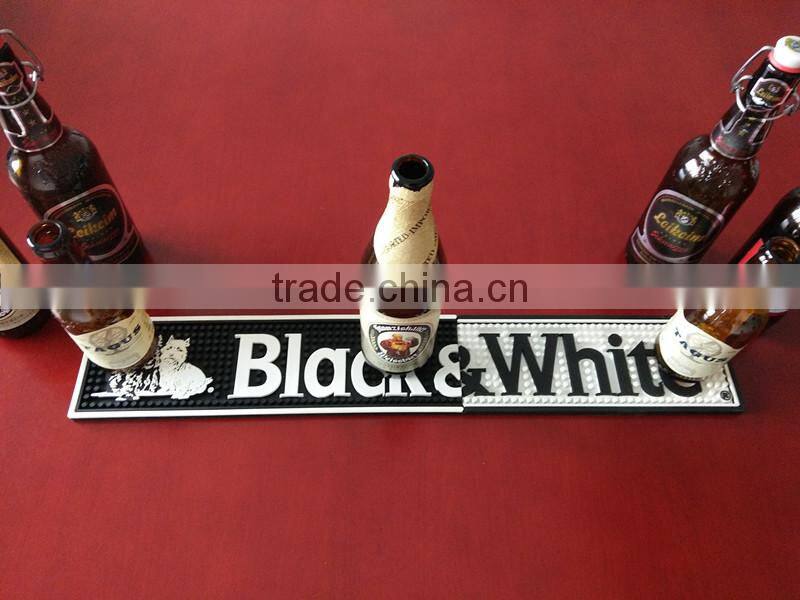 2017 Hot Sell Factory price custom pvc branded bar mat using