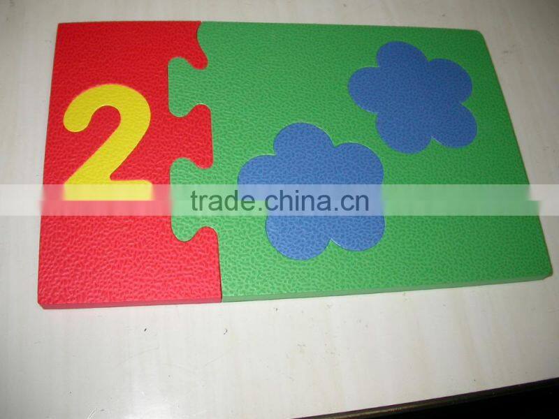 EVA foam learning number puzzle card