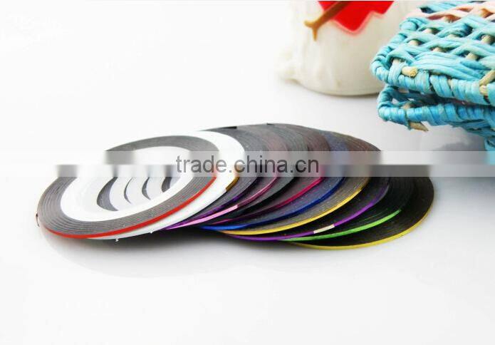 DIY Nail Art Decoration 3D colorful Nail Tape nail art stripe tape
