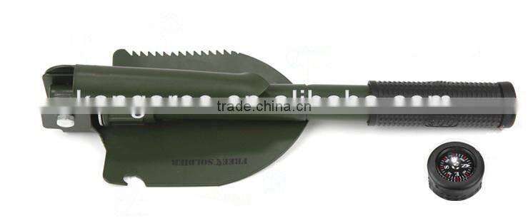 Multi-fonction Folding Military Shovel With Compass
