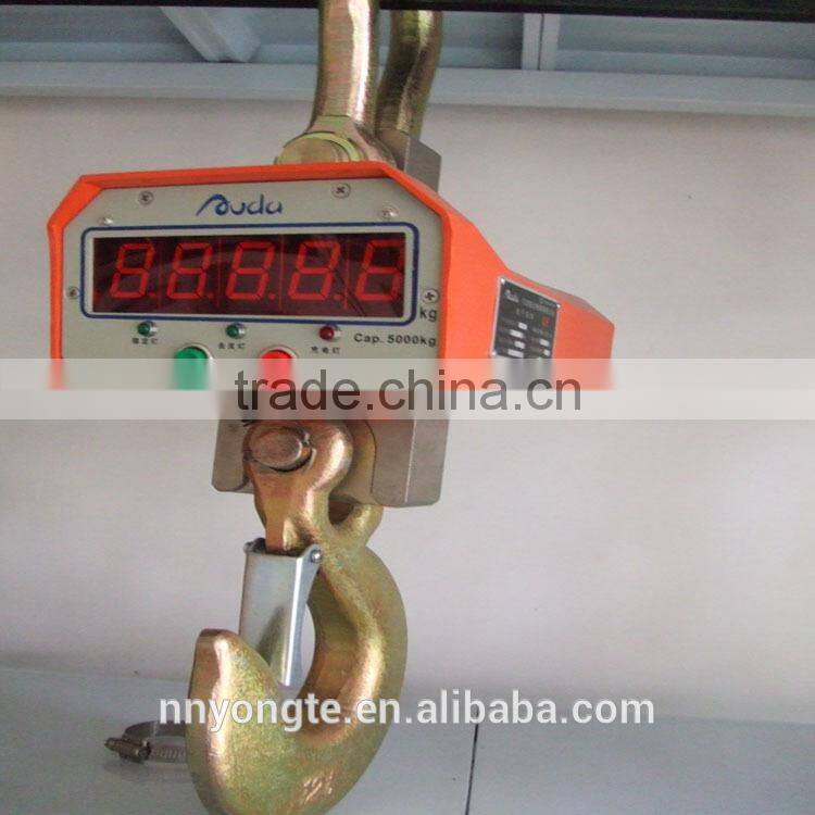 Hanging electric digital 50t wireless crane scale