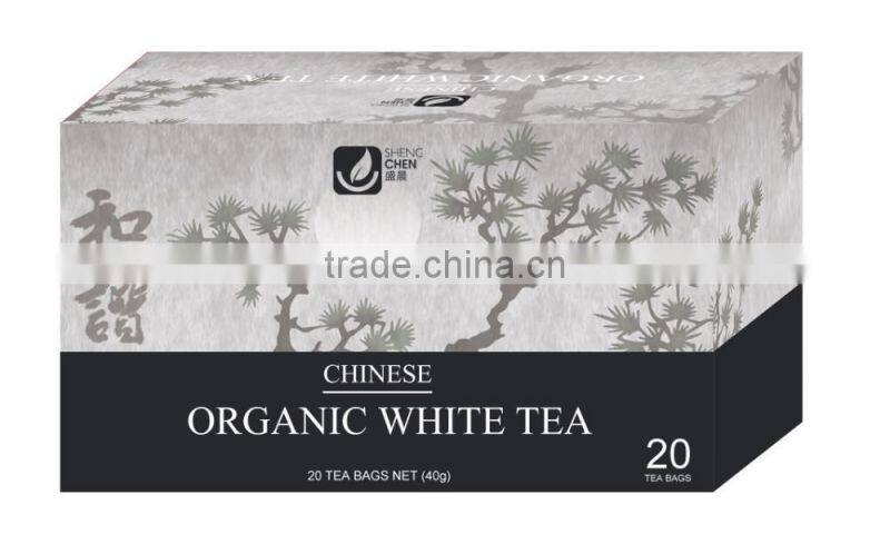 Shengchen 100% natural private label raw organic with private tea/white tea/organic tea