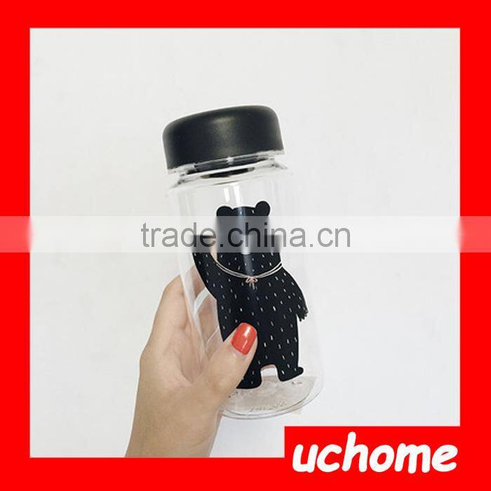 UCHOME Stocked Custom Water Bottle, 500ml Cheap Plastic Water Bottle