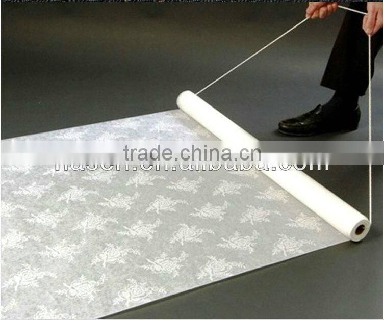 13 years factory, manufacturer, whole sale Disposable white carpet for wedding