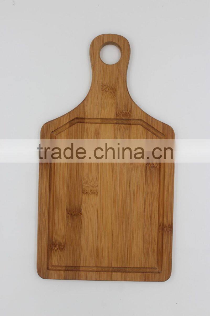 New kitchen cooking durable cheap bamboo quality chopping board with handle