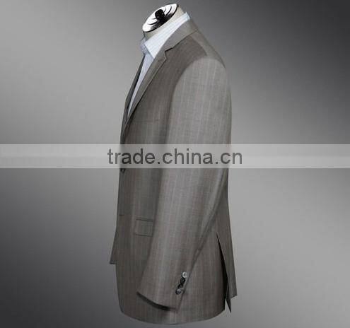 Stripe notch lapel business suits for man