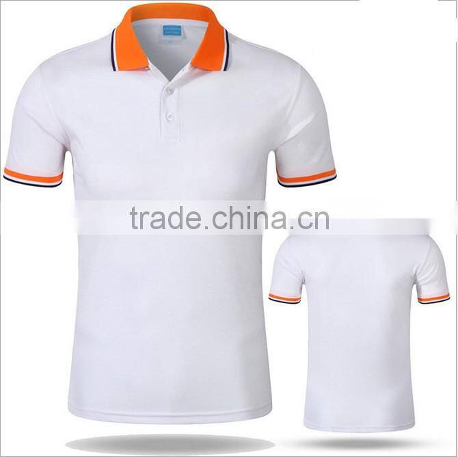 promotional high quality polyester worker uniform men short sleeve polo shirt