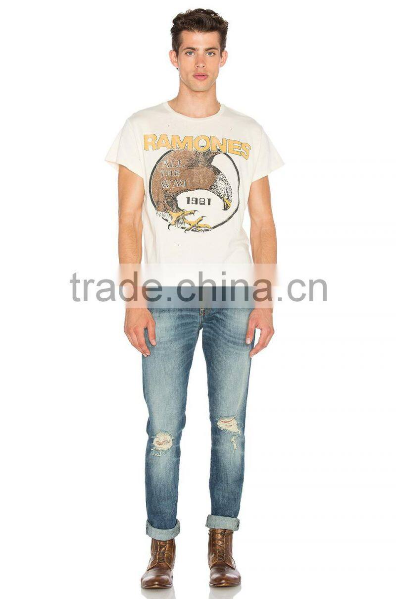 Good quality new style comfort men's tall t-shirts wholesale