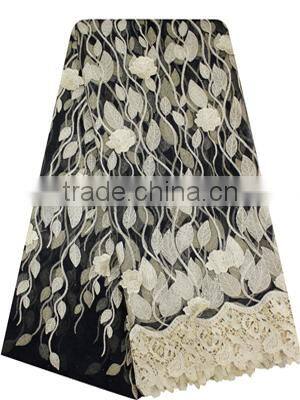 2015 Latest bestway lace fabrics embroidery tulle lace high quality african french lace for fashion party dress
