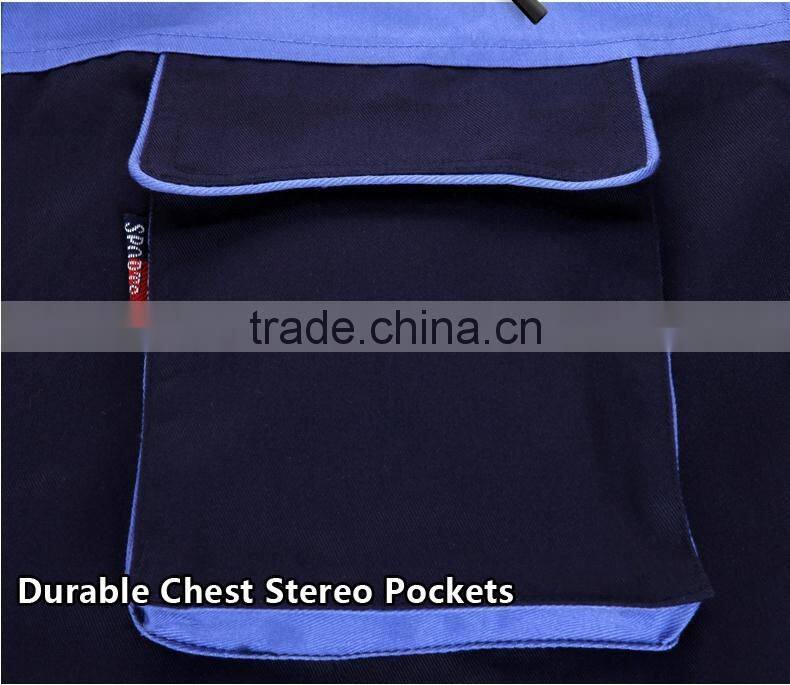 Chinese Factory Latest Style Wholesale Work Uniform Suit Sets Coveralls Safety Work Uniform