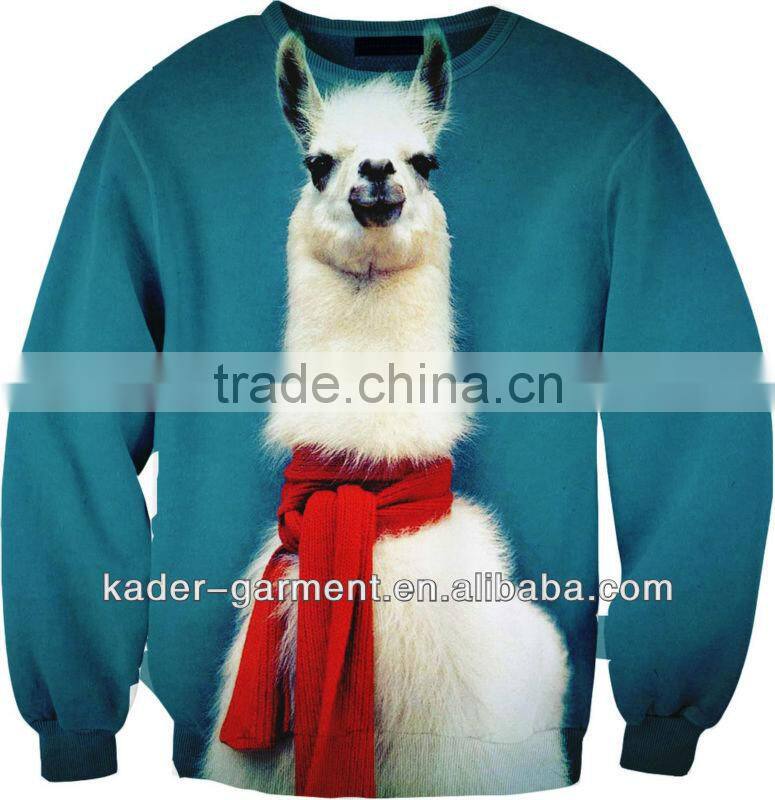 sublimation animal print sweatshirt