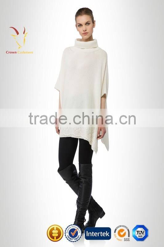 White Pashmina Wool PonchoS Capes Dress Shawl Wrap