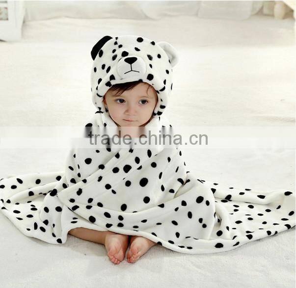 Cuddle snuggle embroidered cotton velour colourful baby blanket wrap