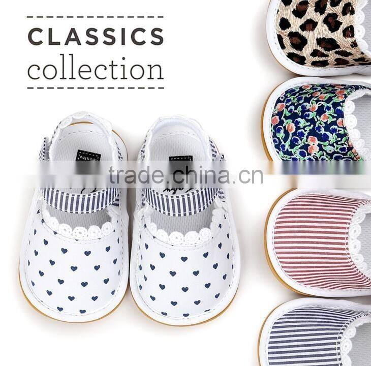 printed fabric baby shoes, lace fabric baby shoes
