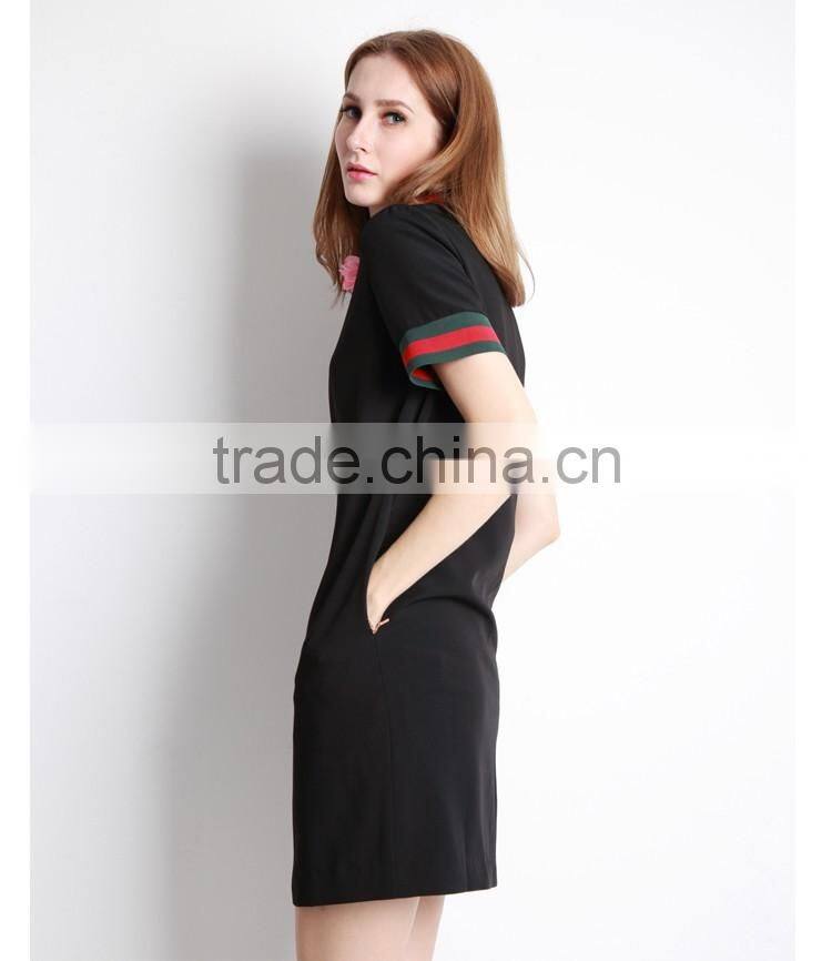 unique bulk girls students longline fancy polo shirt dress shirt